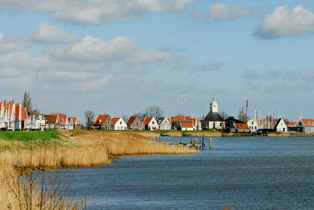 荷兰的一个小村庄图片