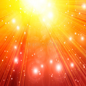 火红的太阳图片