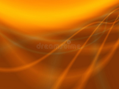 抽象橙棕色线条