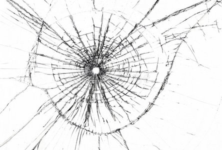 破屋子破窗照片