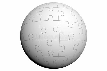 地球拼图照片
