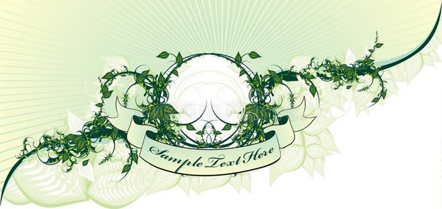 装饰性花卉封面设计图片