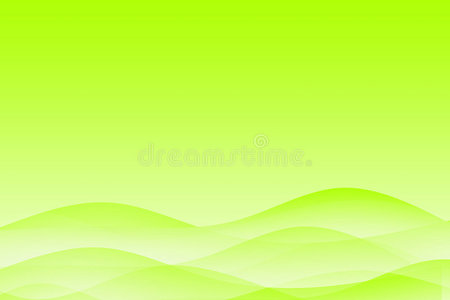 抽象的绿色波浪舒缓的背景