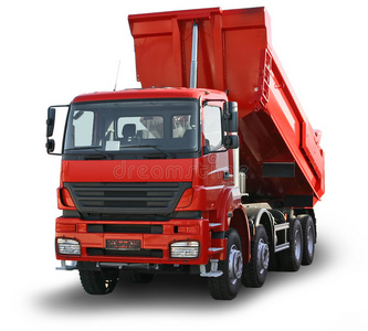 红色卡车动画片图片