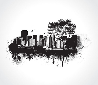 两弹城插画-两弹城手绘-两弹城卡通图-摄图新视界