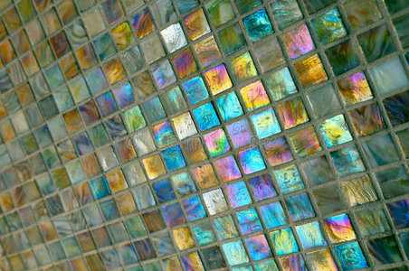 彩色浴室瓷砖