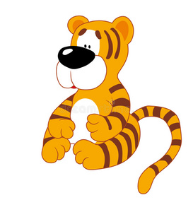 坐虎猫看着窗户小猫可爱的橙色虎老鼠和猫猫集合的不同品种的猫.