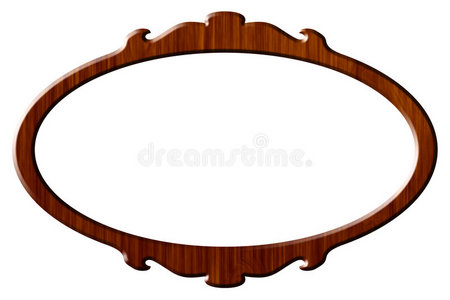 木雕圆框