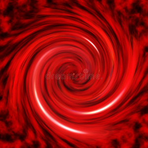 红色漩涡抽象背景图案