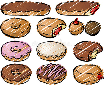 甜甜圈插图