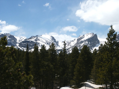 落基山脉景观