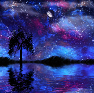 新鲜的月光图片