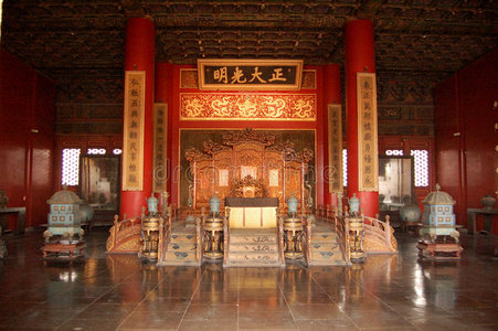 中国古代皇帝礼堂照片