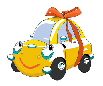 卡通车照片