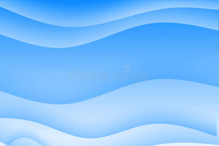 抽象蓝色波浪舒缓背景
