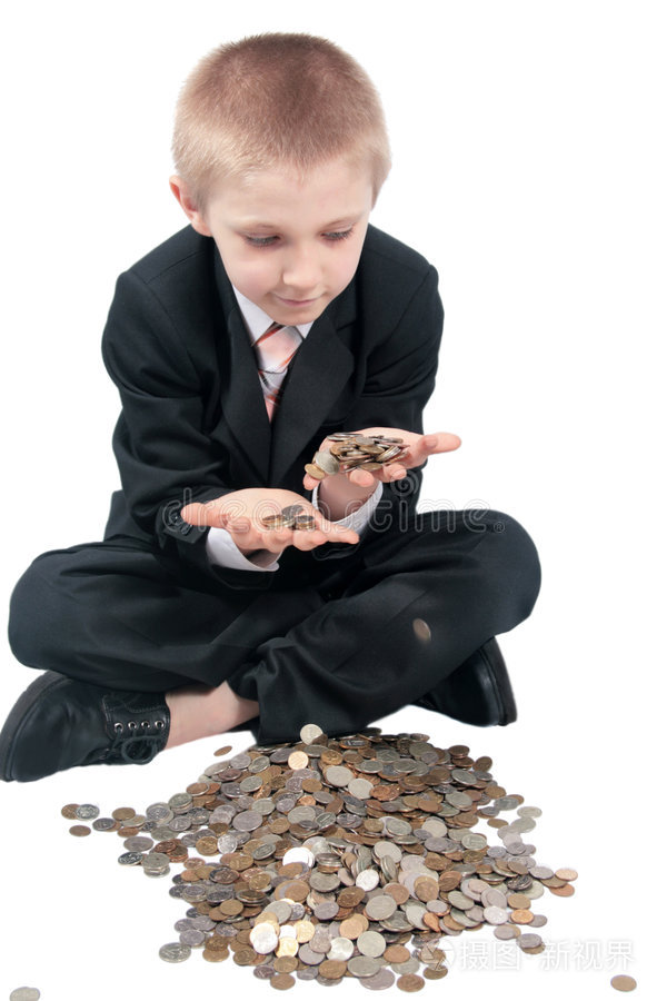 有钱的小男孩