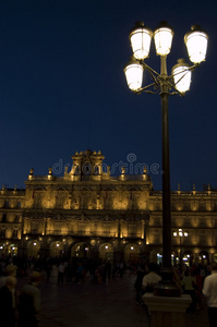 市政厅。西班牙萨拉曼卡大广场