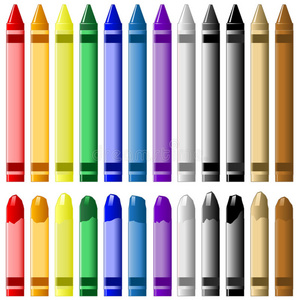 黑色的蜡笔图片