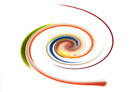 彩色的螺旋图片
