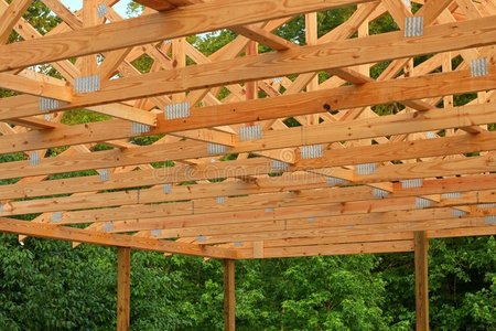 木桁架照片