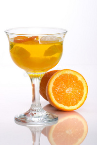 香槟橙果冻
