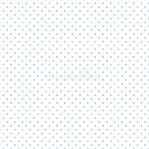 白色无缝背景上的淡蓝色圆点照片