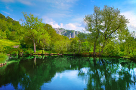 湖景