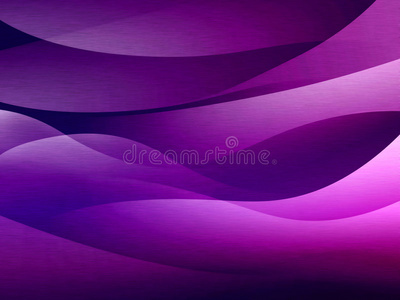 紫色抽象插图。