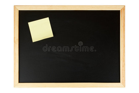 黄色笔记黑板