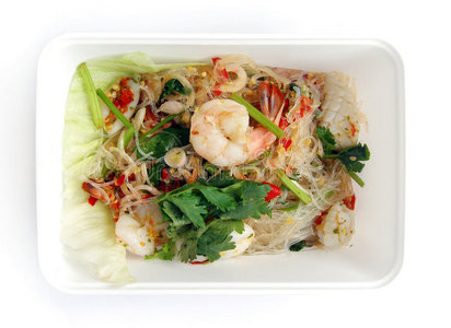 泰国外卖海鲜沙拉图片