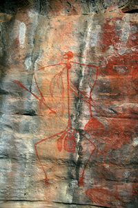土著岩画图片