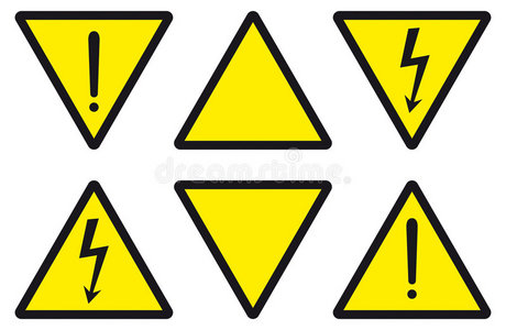 危险,小心,电照片