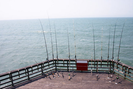 北卡罗来纳州钓鱼码头照片