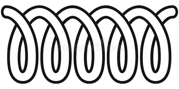 黑色线圈图片-黑色线圈素材-黑色线圈插画-摄图新视界