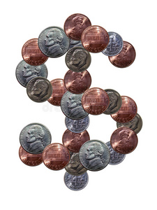 我们美分美元符号照片