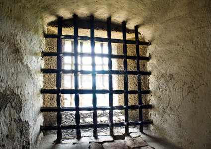 牢房和阴影黑暗背景3d 插图监狱之光监狱牢房监狱阴影监狱牢房监狱