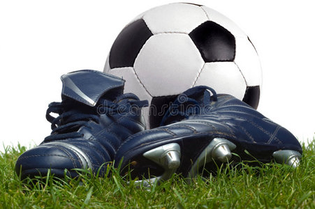 足球和靴子