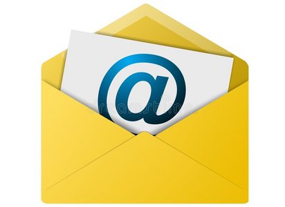 电子邮件信封按钮照片