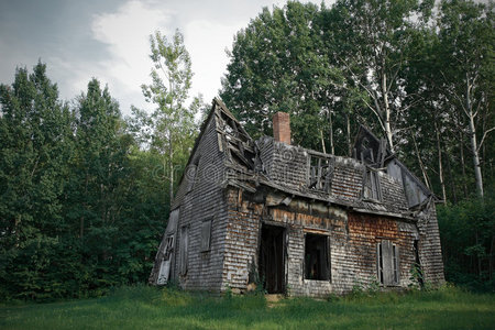 老房子与幽灵和恐怖小屋的鸡腿