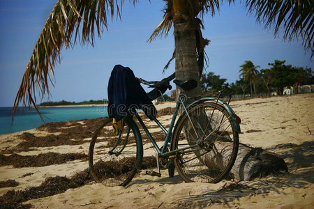 沙滩自行车