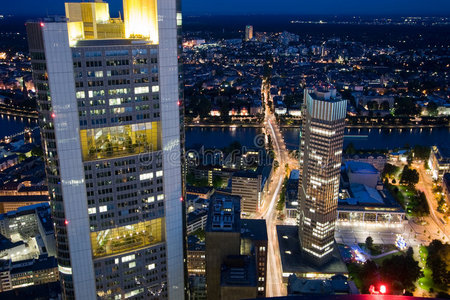 德国商业银行和欧洲中央银行图片