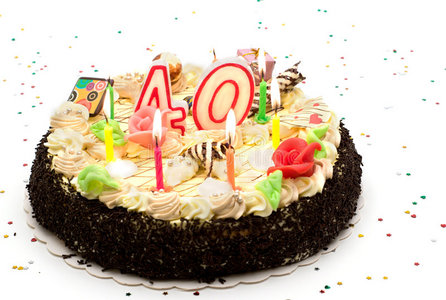 岁生日40岁生日蛋糕照片