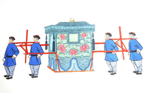 古代新娘中国新娘轿子照片