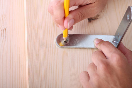 书桌 工作 铅笔 木板 木材 修理 特写镜头 家具 尺寸