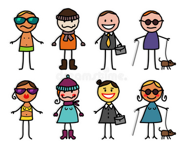 绘画卡通人物图片