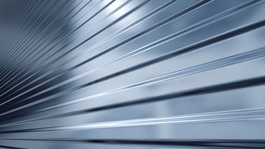 波纹金属板,反射光插画