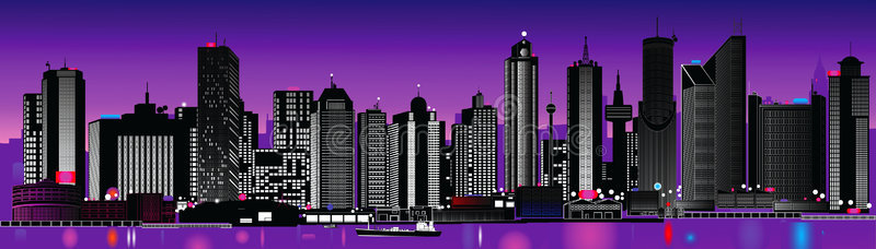 摩天大楼 建筑学 高的 天际线 办公室 绘画 全景图 城市