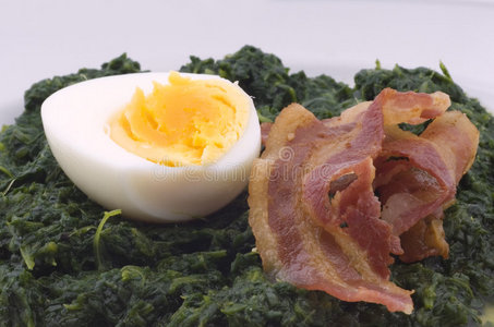 午餐 能量 鸡蛋 美味的 油炸 脂肪 饥饿的 培根 营养
