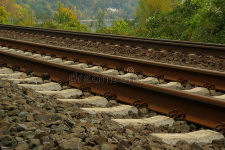 过境 轨道 旅行 方向 铁轨 金属 岩石 运输 航行 十字路口