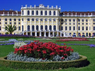 维也纳肖恩布伦花园和宫殿施韦特津根城堡施韦特津根宫殿花园特拉维夫